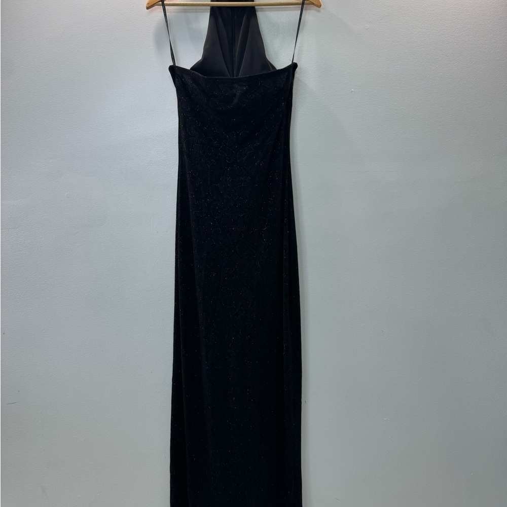 Jessica mc Clintock  size 5 Elegant Black Halter Dress - Picture 2 of 5